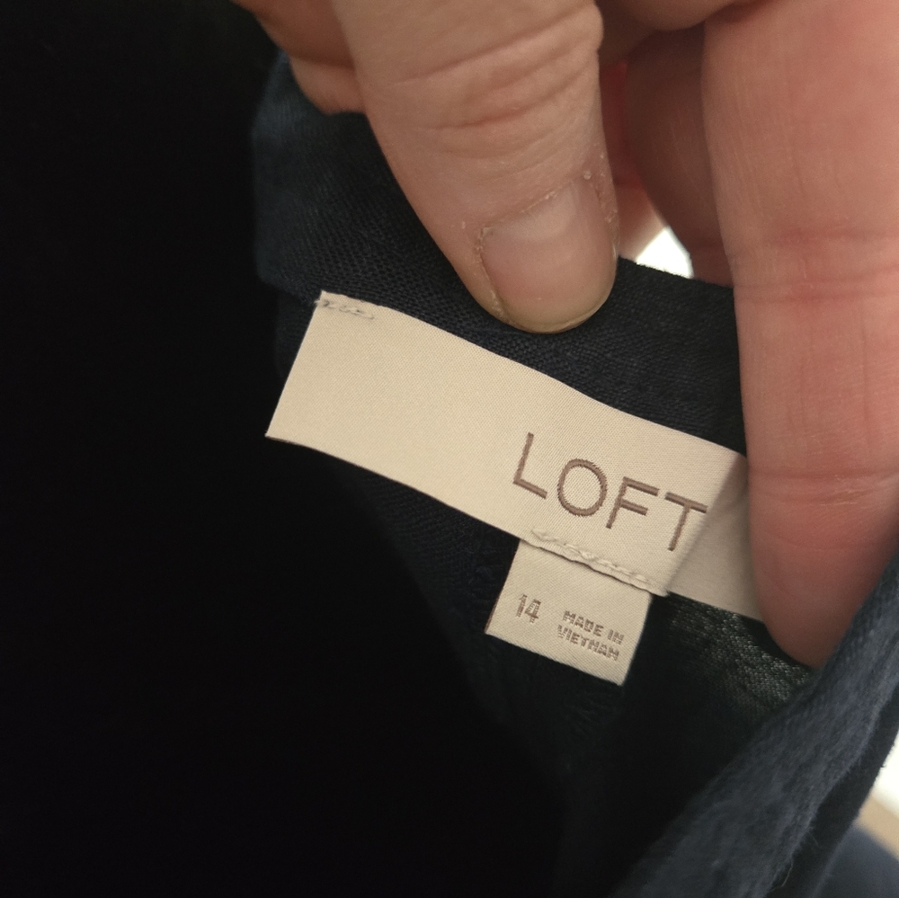 Navy Button-Down Sleeveless Top - image 4